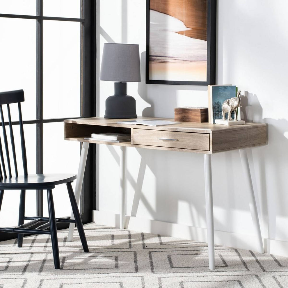 Safavieh Jorja 1 Drawer 1 Shelf Desk | Desks | Modishstore - 2