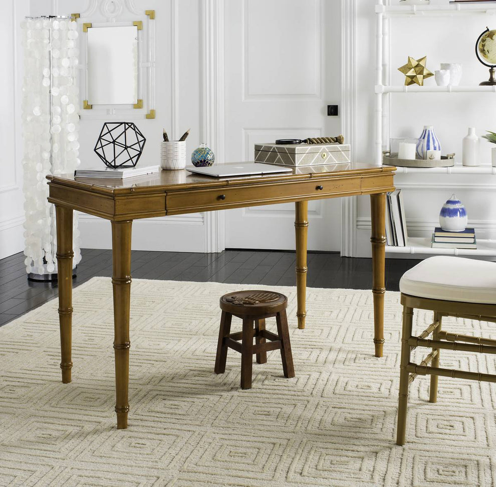 Safavieh Noely Coastal Writing Desk | Desks | Modishstore - 2