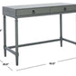 Safavieh Rhyne 2 Drawer Desk - Gray | Desks | Modishstore - 4