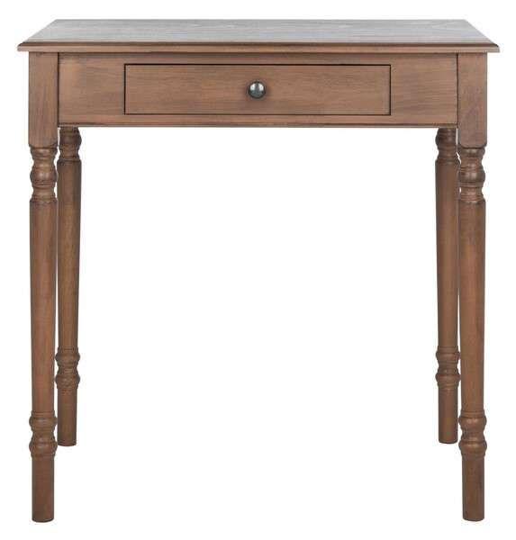 Safavieh Arina 1 Drawer Desk - Brown | Desks | Modishstore - 2