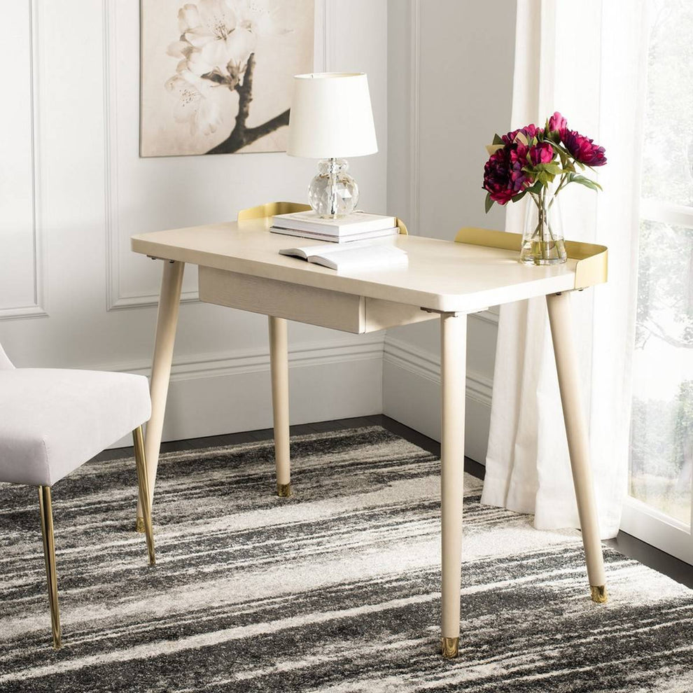 Safavieh Parker 1 Drawer Desk | Desks | Modishstore - 5