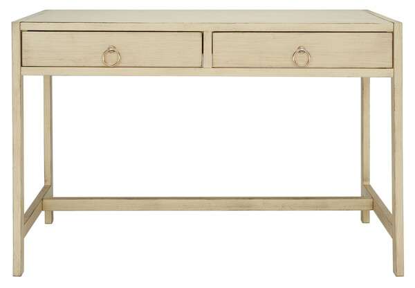 Safavieh Esther 2 Drawer Desk - Antique White | Desks | Modishstore - 2
