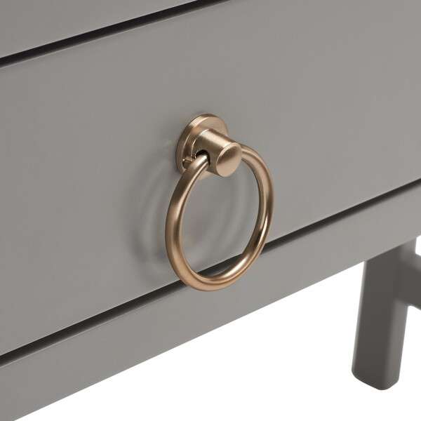 Safavieh Esther 2 Drawer Desk - Gray | Desks | Modishstore - 3
