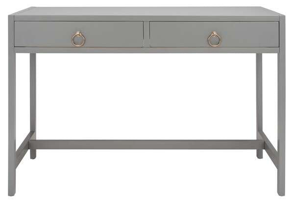 Safavieh Esther 2 Drawer Desk - Gray | Desks | Modishstore - 2