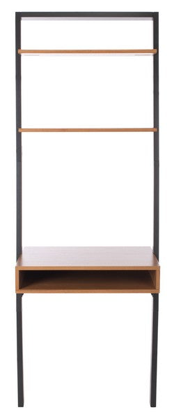 Safavieh Kamy 2 Shelf Leaning Desk | Desks | Modishstore - 1