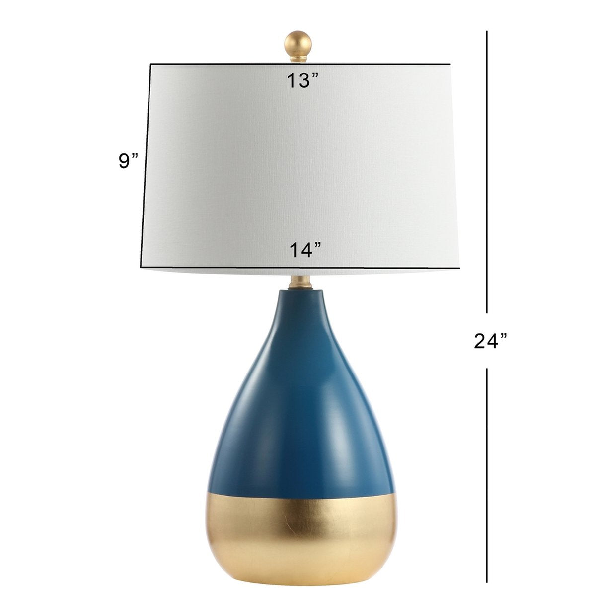 Safavieh Charmer Lamp - Blue | Table Lamps | Modishstore
