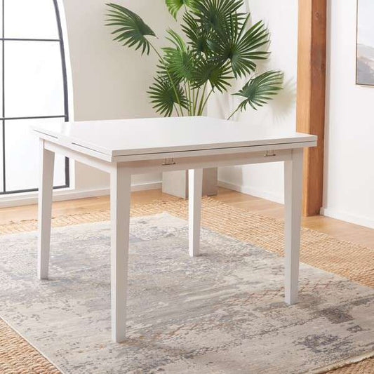 Safavieh Cullen Extension Dining Table - White | Dining Tables | Modishstore