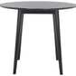 Safavieh Lovell Folding Round Dining Table - Black | Dining Tables | Modishstore - 2