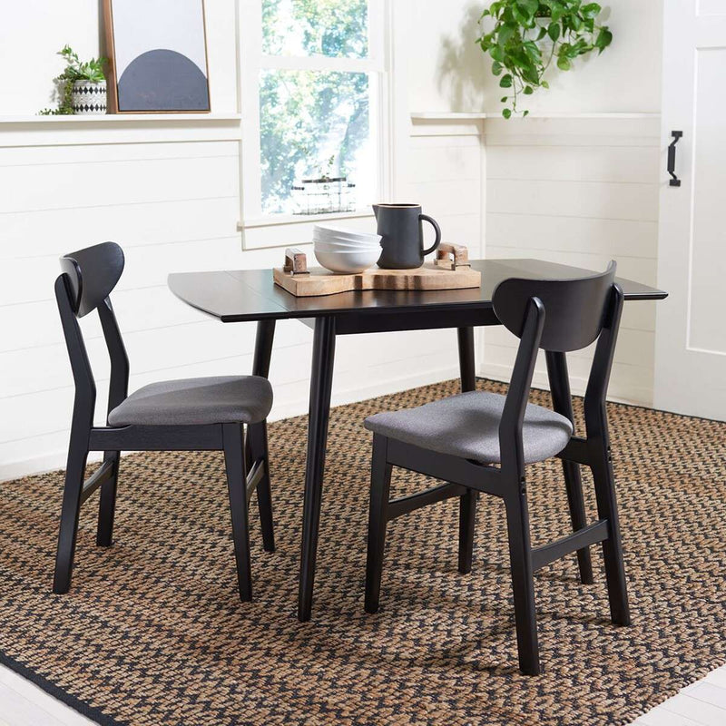 Safavieh Kaylee Extension Dining Table - Matte Black | Dining Tables | Modishstore