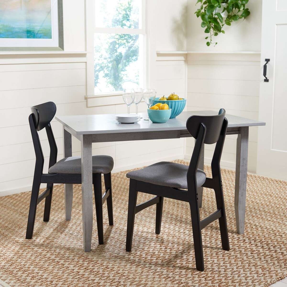 Safavieh Miliano Extension Table - Dark Gray | Dining Tables | Modishstore