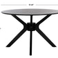 Safavieh Nicolai Round Dining Table - Matte Black | Dining Tables | Modishstore - 3