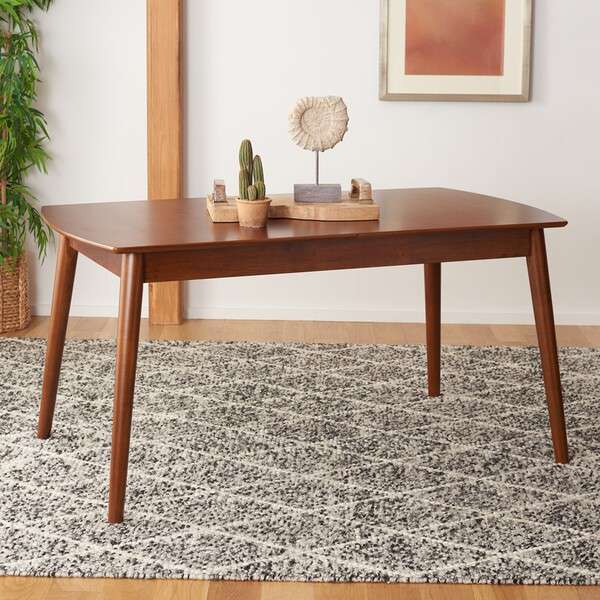 Safavieh Kay Extension Dining Table - Walnut | Dining Tables | Modishstore - 3