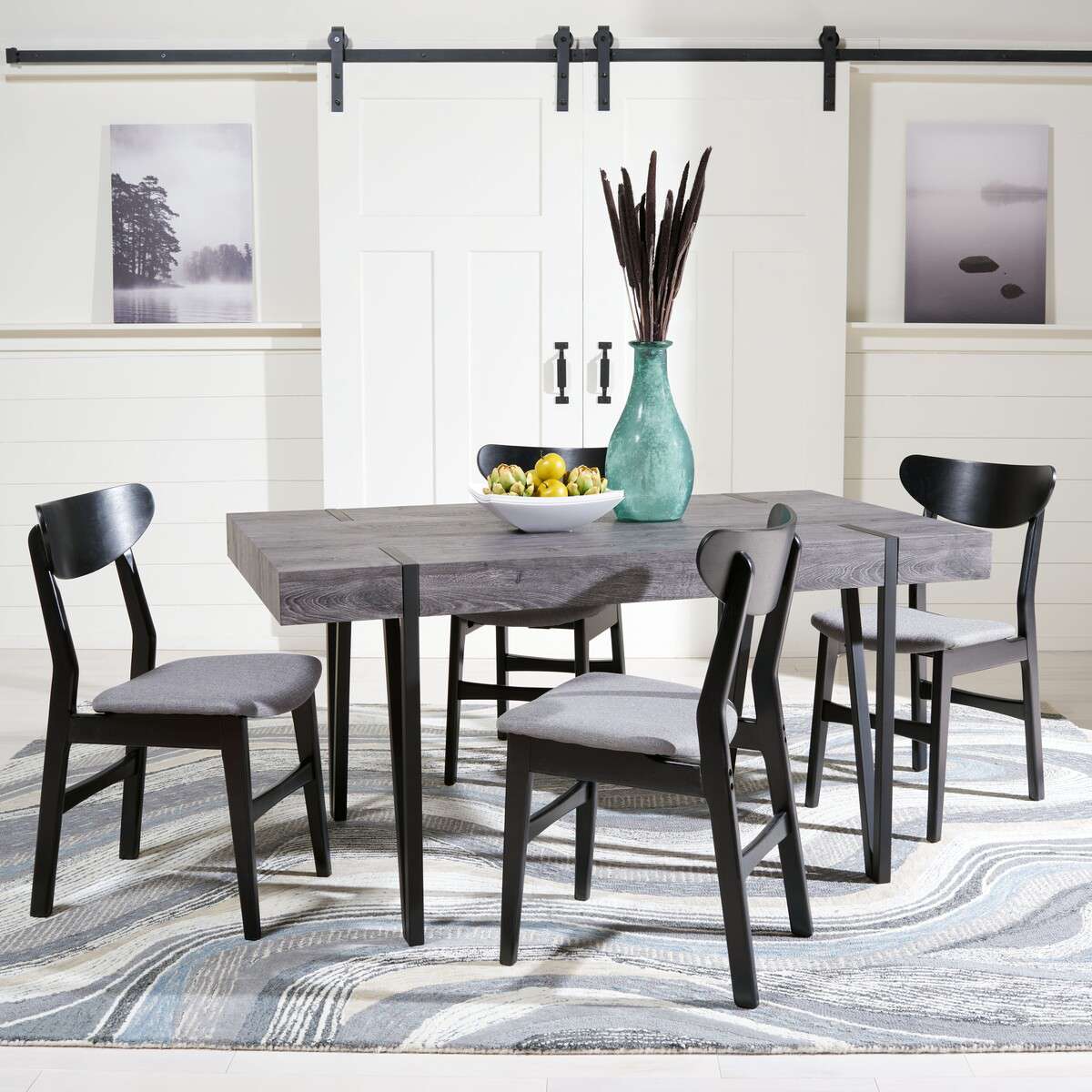 Safavieh Alyssa Dining Table - Black Oak | Dining Tables | Modishstore - 4