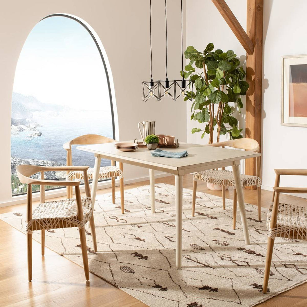 Safavieh Tia Rectangle Dining Table | Dining Tables | Modishstore - 8