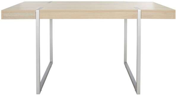 Safavieh Cael Dining Table - Sand With Silver | Dining Tables | Modishstore - 2