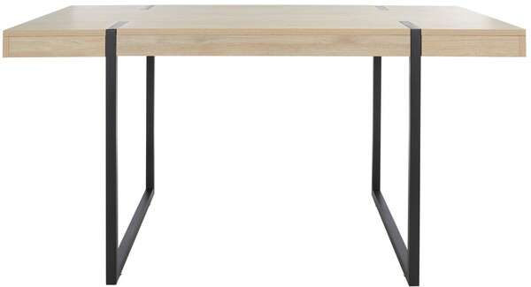 Safavieh Cael Dining Table - Sand With Black | Dining Tables | Modishstore - 2