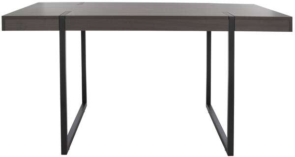 Safavieh Cael Dining Table - Charcoal | Dining Tables | Modishstore - 2