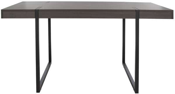 Safavieh Cael Dining Table - Charcoal | Dining Tables | Modishstore - 2