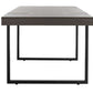Safavieh Cael Dining Table - Charcoal | Dining Tables | Modishstore - 3