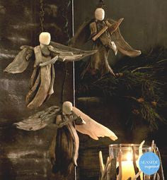 Roost Driftwood Angels - Set Of 3