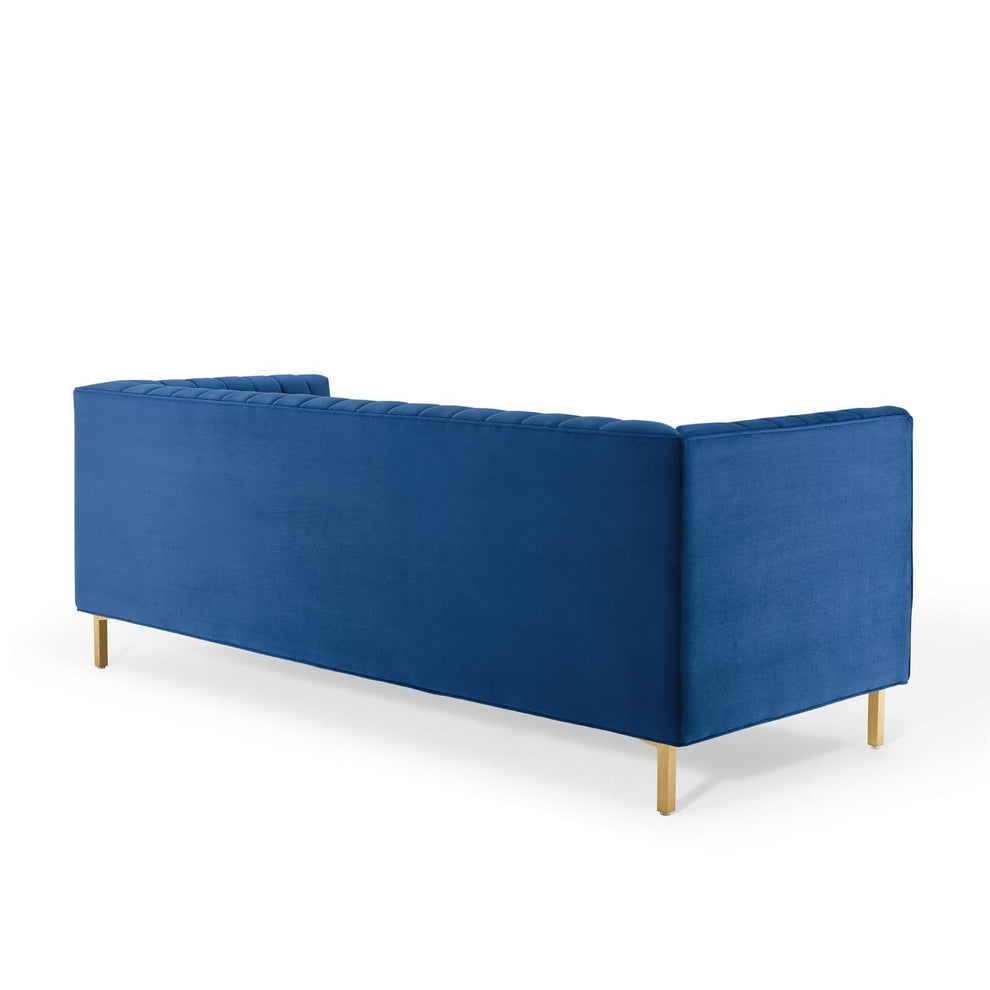 Modway Shift Channel Tufted Performance Velvet Sofa - EEI-4132 | Sofas | Modishstore - 18