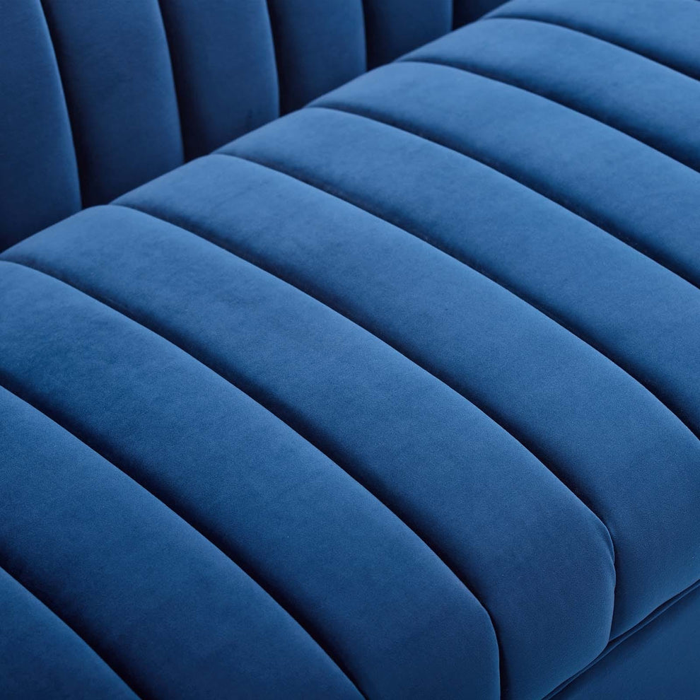 Modway Shift Channel Tufted Performance Velvet Sofa - EEI-4132 | Sofas | Modishstore - 20