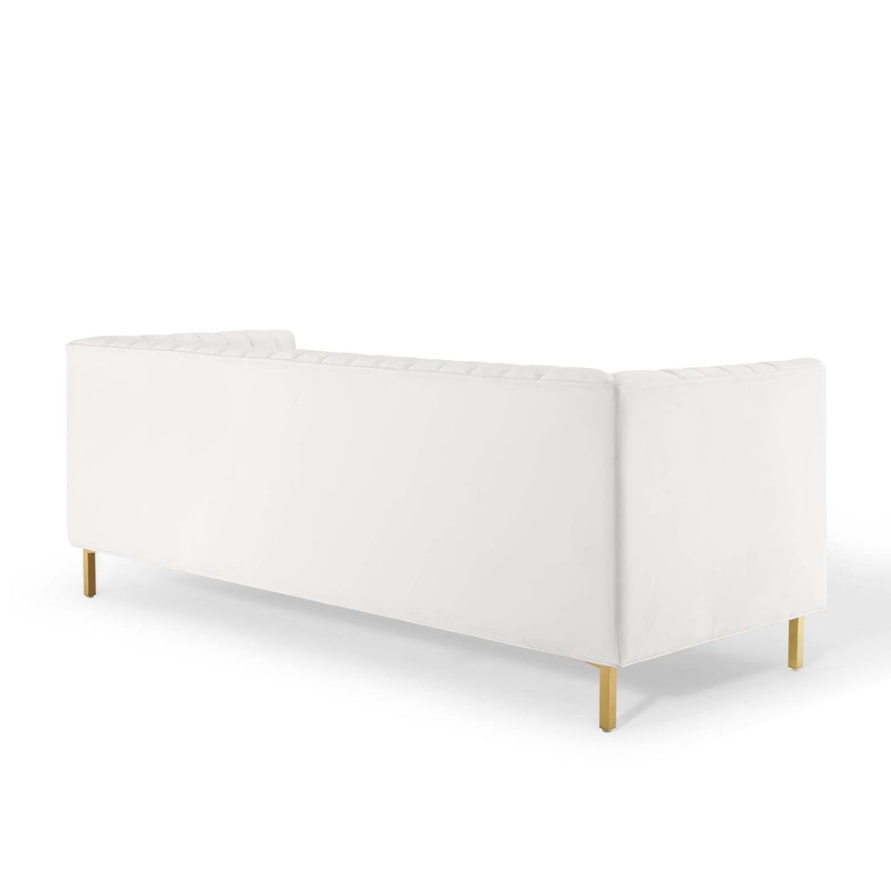 Modway Shift Channel Tufted Performance Velvet Sofa - EEI-4132 | Sofas | Modishstore - 24