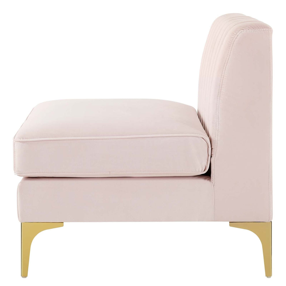 Modway Triumph Channel Tufted Performance Velvet 4-Seater Sofa - EEI-4348 | Sofa Set | Modishstore - 25