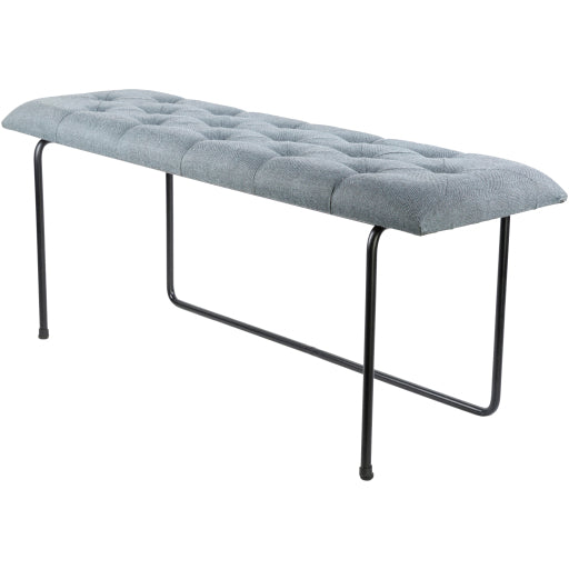 Surya Upholstered Bench - EKI-001 | Stools & Benches | Modishstore