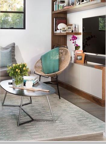 Acapulco Ellipse Accent Chair- Natural-- Sale - 4 Chairs at $1100 | ModishStore | Accent Chairs