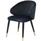 Modrest Elon - Modern Blue Velvet Dining Chair (Set of 2) | Dining Chairs | Modishstore