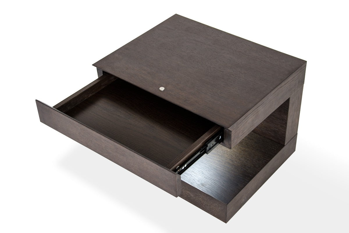 Vig Furniture Modrest Esso Modern Brown Oak Nightstand | Modishstore | Nightstands-8