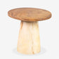 Numa Munggur Wood Side Table - Natural by Jeffan | Side Tables | Modishstore