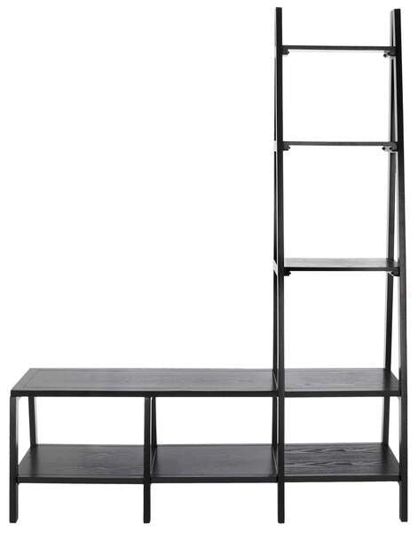 Safavieh Elwin 7 Shelf Etegere - Black | Etagere | Modishstore - 2