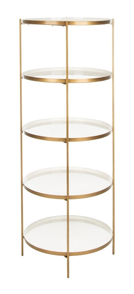 Safavieh Tia Round 5 Tier Etagere | Etagere | Modishstore - 1