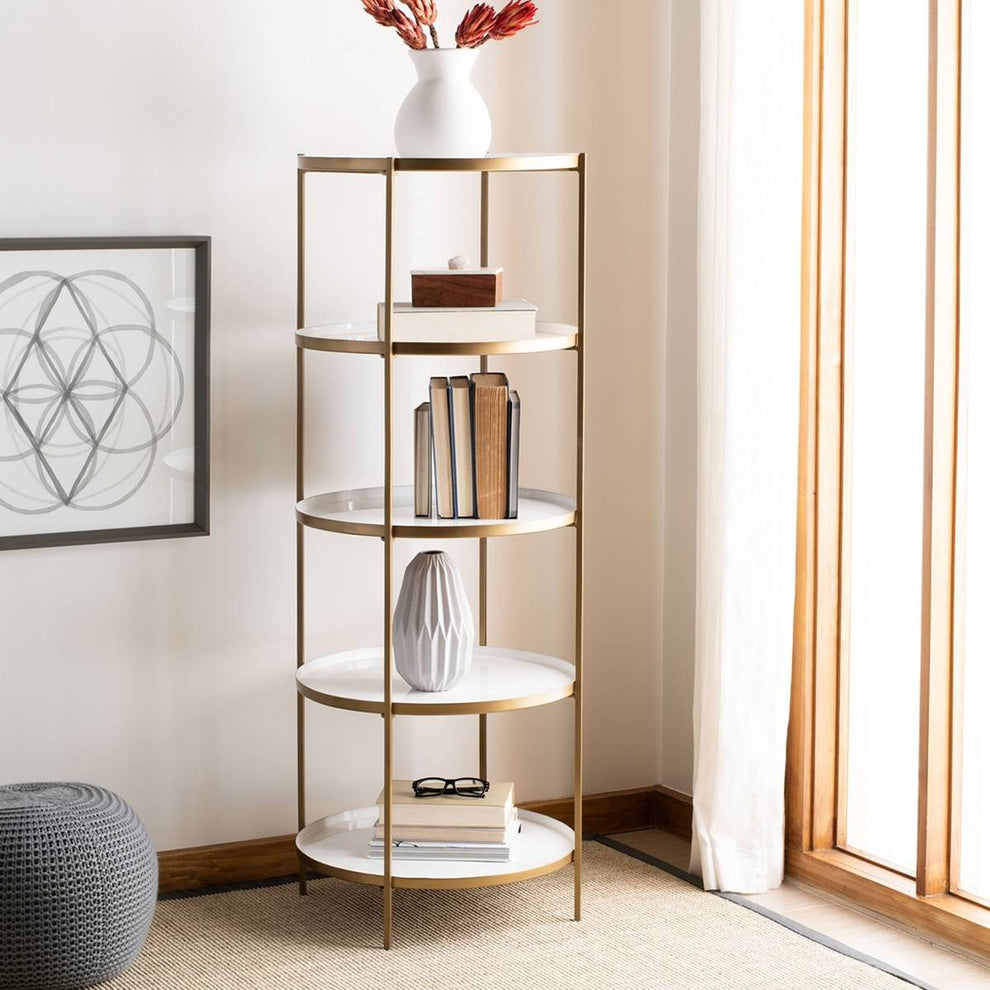 Safavieh Tia Round 5 Tier Etagere | Etagere | Modishstore - 2