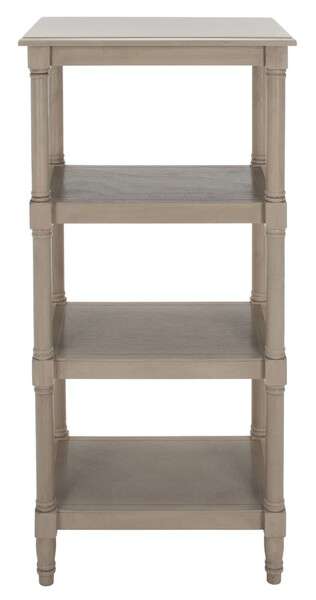 Safavieh Cassie 4 Shelf Bookcase - Greige | Bookcases | Modishstore - 2