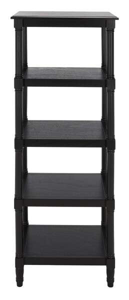 Safavieh Cassie 5 Shelf Bookcase - Black | Bookcases | Modishstore