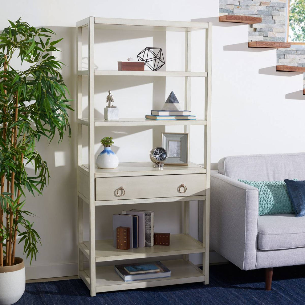 Safavieh Johni 1 Drawer 5 Shelf Etagere | Etagere | Modishstore - 5