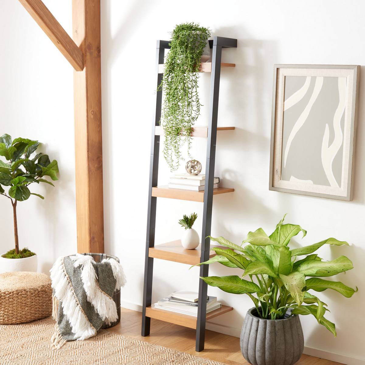 Safavieh Yassi 5 Tier Leaning Etagere | Etagere | Modishstore - 2