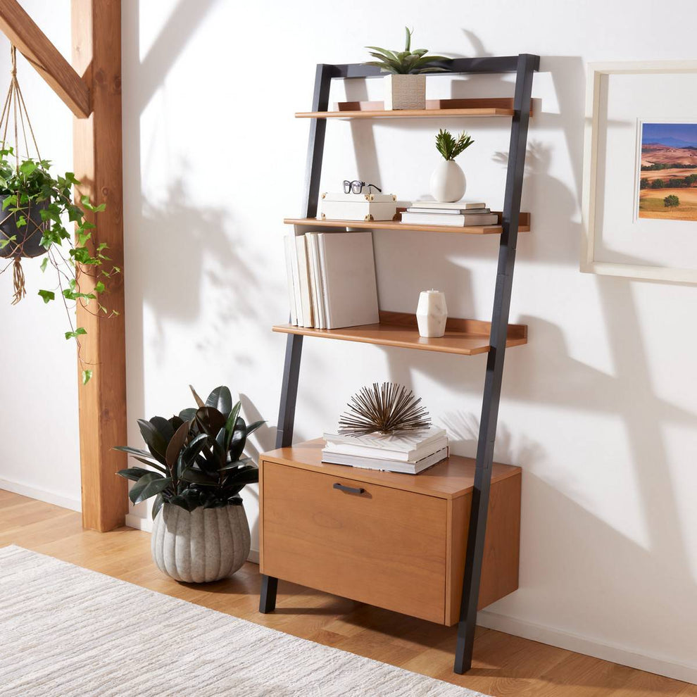 Safavieh Vlad 3 Shelf 1 Door Etagere | Etagere | Modishstore - 2