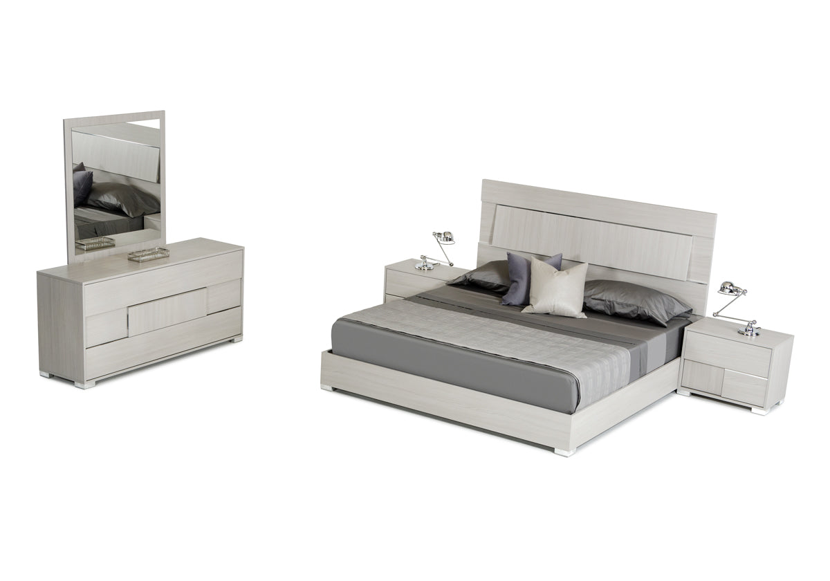 Modrest Ethan Italian Modern Grey Bedroom Set-3