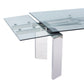 Modrest Viking - Modern Extendable Glass Dining Table-4