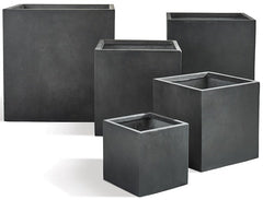 Fibreclay Plain Boxes “Set of 5 by Napa Home & Garden