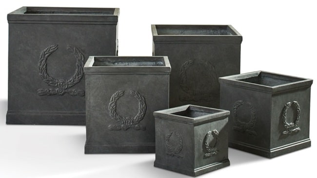 Fibreclay Olympic Wreath Boxes- Set of 5 by Napa Home & Garden | Outdoor Planters, Troughs & Cachepots | Modishstore