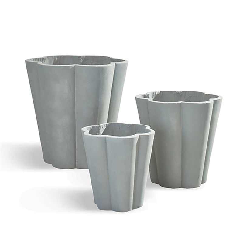 Fibreclay Lucinda Pots- Set of 3 by Napa Home & Garden | Outdoor Planters, Troughs & Cachepots | Modishstore