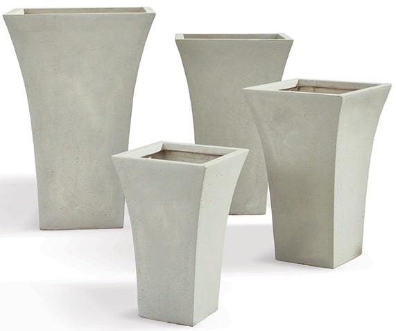 Fibreclay Westwood Tapered Pots “ Set of 4 by Napa Home & Garden | Outdoor Planters, Troughs & Cachepots | Modishstore