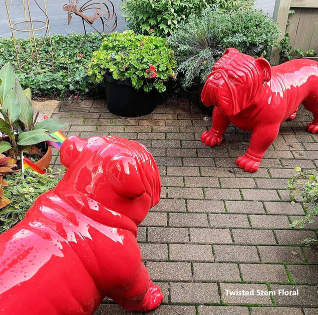Fiberglass Uv Bulldog Md Sculpture, Small By Gold Leaf Design Group | Animals & Pets | Modishstore - 20