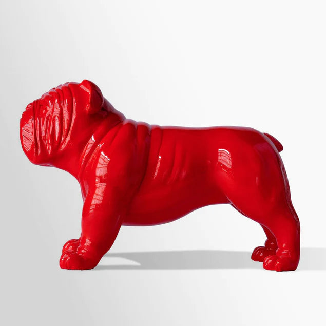 Fiberglass Uv Bulldog Md Sculpture, Small By Gold Leaf Design Group | Animals & Pets | Modishstore - 21