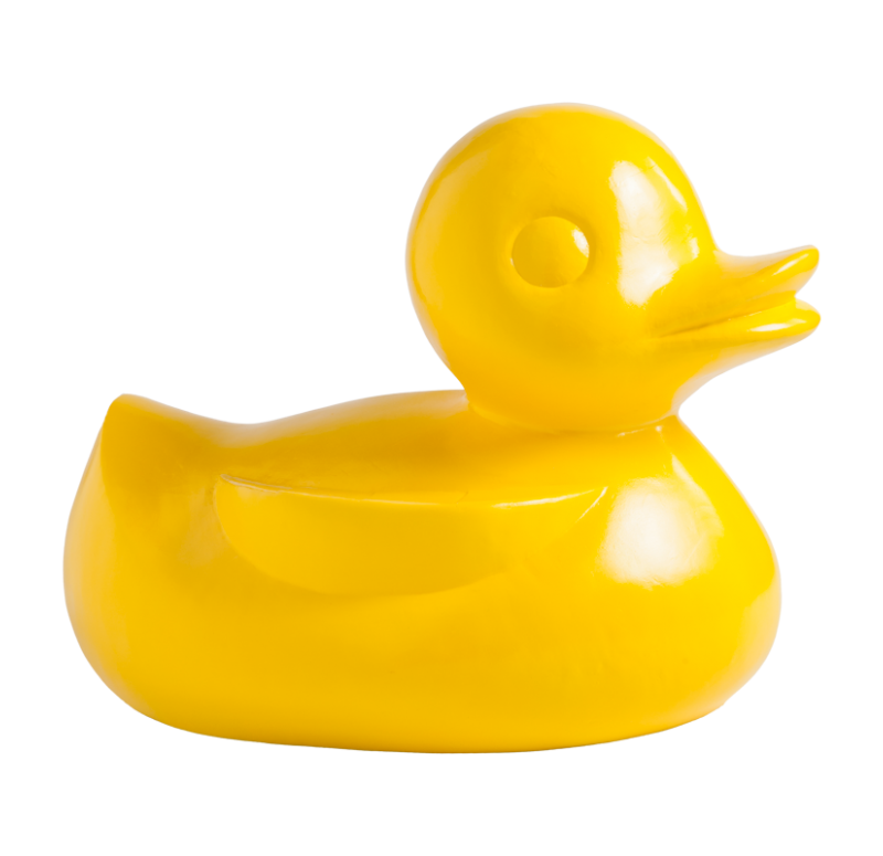 Gold Leaf Design Group Fiberglass Duck, Large | Sculptures | Modishstore-4